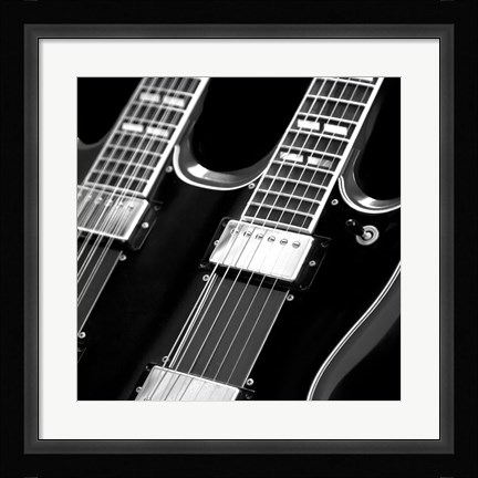 Framed Classic Guitar Detail I Print
