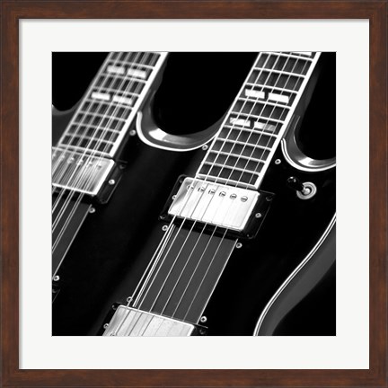 Framed Classic Guitar Detail I Print