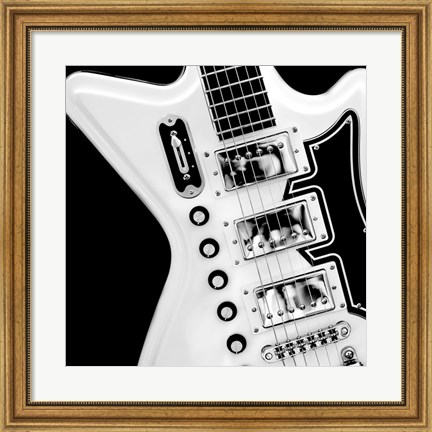 Framed Classic Guitar Detail II Print
