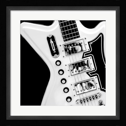 Framed Classic Guitar Detail II Print
