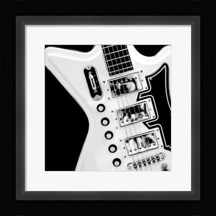 Framed Classic Guitar Detail II Print
