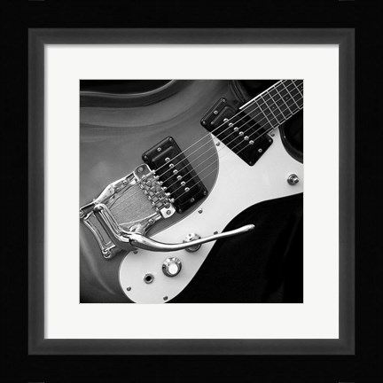 Framed Classic Guitar Detail V Print