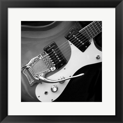 Framed Classic Guitar Detail V Print
