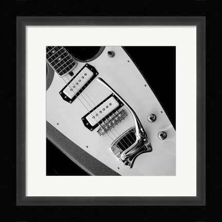 Framed Classic Guitar Detail VI Print