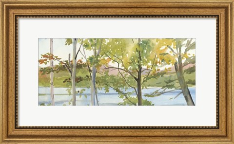 Framed Lake Study (right) Print