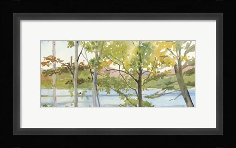 Framed Lake Study (right) Print
