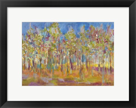 Framed Orchard in Orchid Print