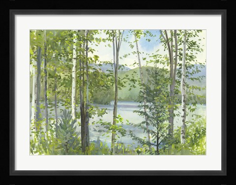 Framed Summer Lake IV Print