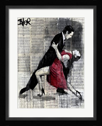 Framed Midnight Tango Print