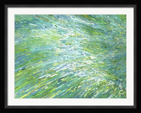 Framed Turquoise Beach Print