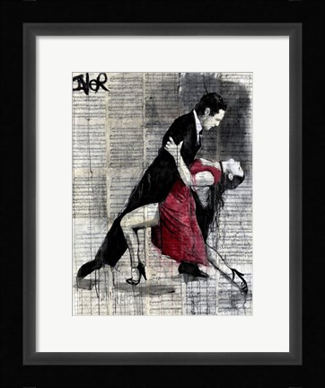 Framed Midnight Tango Print