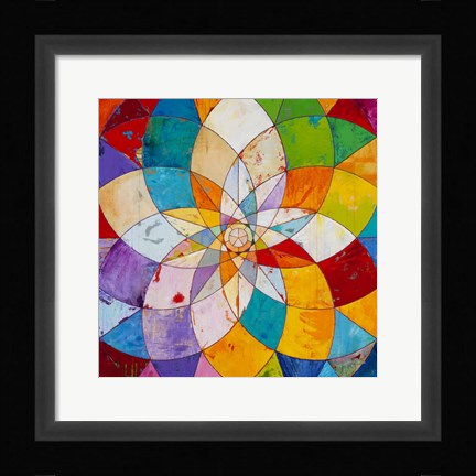 Framed Kaleidoscopic Print
