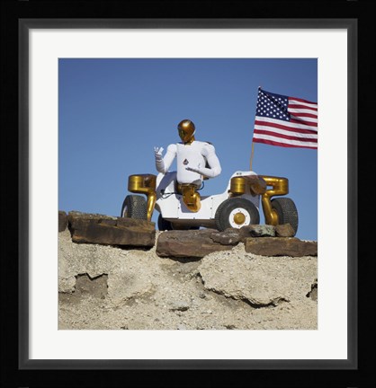 Framed Robonaut 2 Poses Atop its New Wheeled base, Centaur 2 Print