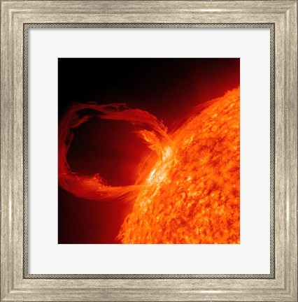 Framed Close-up of a Solar Eruptive Prominence Print