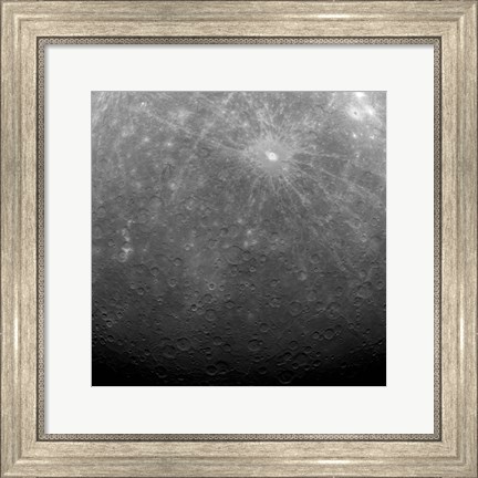Framed Surface of Mercury Print