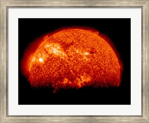 Framed Spring Eclipse as viewed from the Solar Dynamics Observatory Print