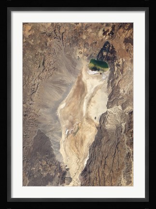 Framed Natural-Color Image of the North End of the Suguta Valley in Kenya Print