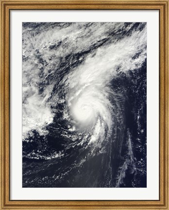 Framed Hurricane Philippe Print