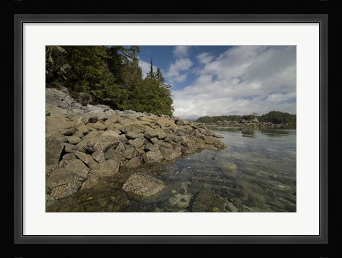 Framed Dicebox Island, Pacific Rim NP, British Columbia Print