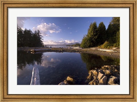 Framed Keith Island, Pacific Rim NP, British Columbia Print