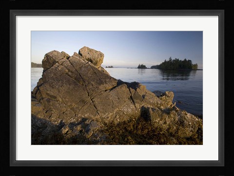 Framed Keith Island, Pacific Rim, British Columbia Print