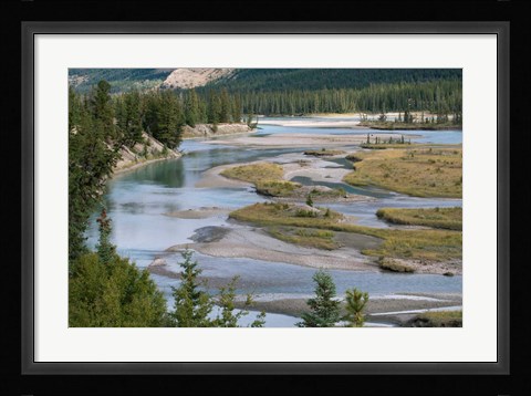 Framed Rivers in Jasper National Park, Canada Print