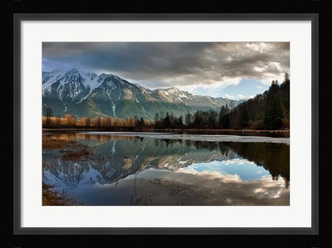 Framed Storm, Agassiz, British Columbia, Canada Print