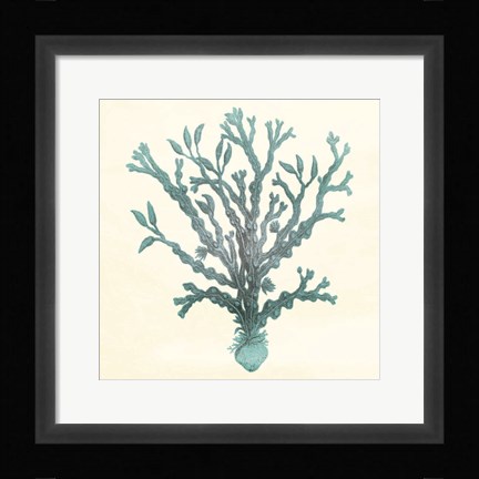 Framed Blue Beach Print