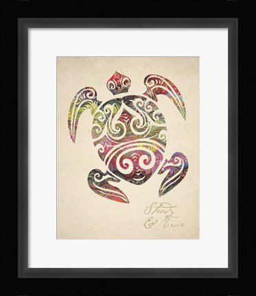Framed Turtle Set 02 Print