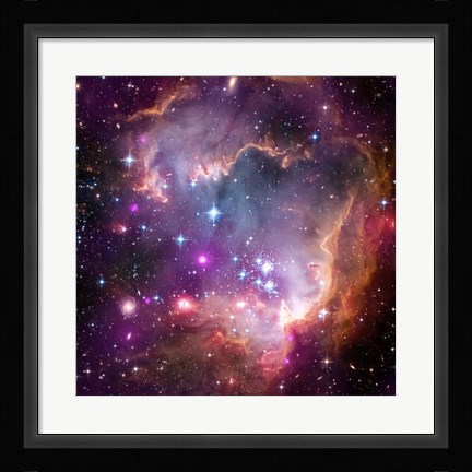 Framed Taken Under the "Wing" of the Small Magellanic Cloud Print