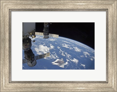 Framed View from Space Showing part of the Hawaiian Island Chain Print