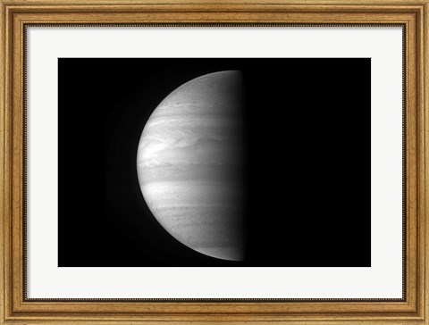 Framed Close-up view of the Planet Jupiter Print