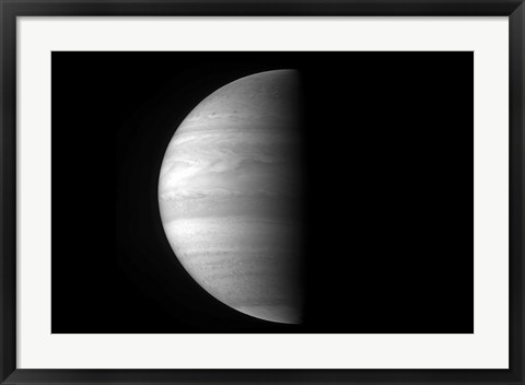 Framed Close-up view of the Planet Jupiter Print