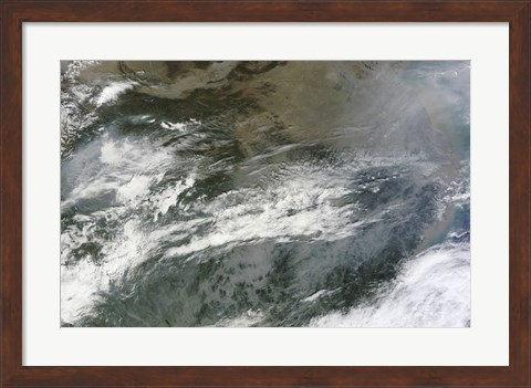 Framed Haze Over China Print