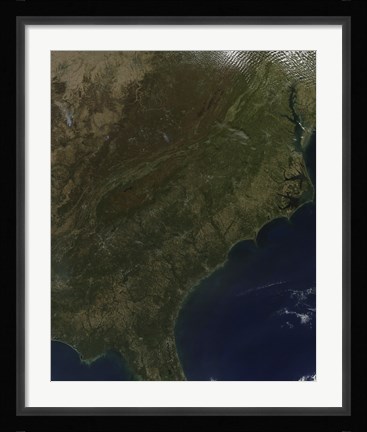 Framed Fall Colors in the Southeastern United States Print