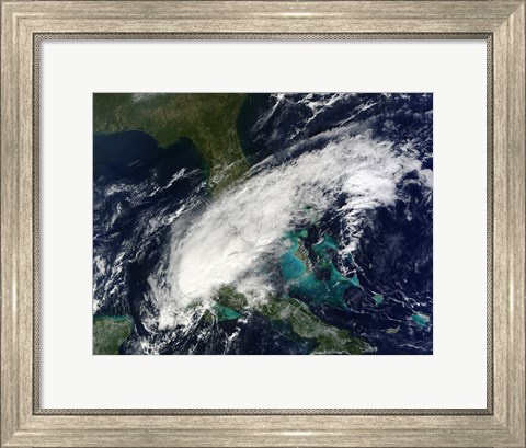 Framed Hurricane Paula Print