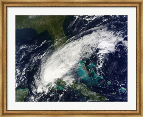 Framed Hurricane Paula Print