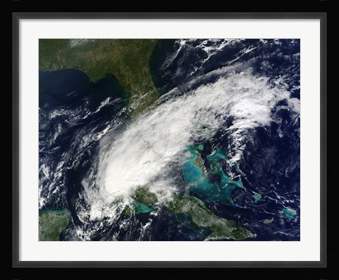 Framed Hurricane Paula Print