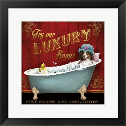 Framed Luxury Soaps Print