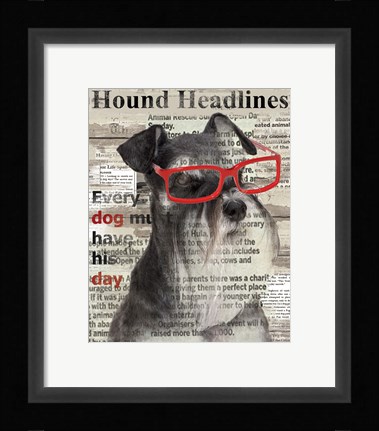 Framed Hound Headline Print