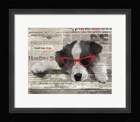 Framed Howling Success Print