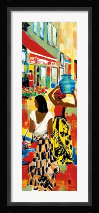 Framed Market Day III Print