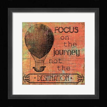 Framed Vintage Inspiration I Print