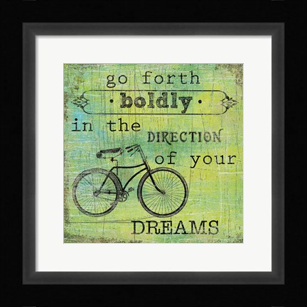 Framed Vintage Inspiration III Print