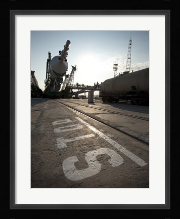 Framed Soyuz Rocket Print