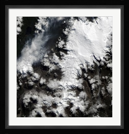 Framed Chaiten Volcano in Chile Print