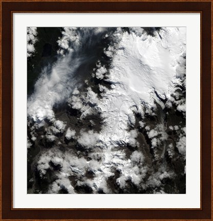 Framed Chaiten Volcano in Chile Print