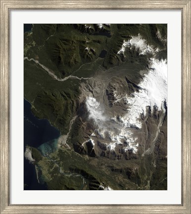 Framed Chaiten Volcano Print
