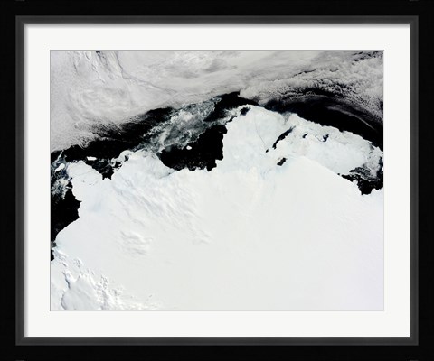 Framed Queen Mary Coast of Antarctica Print