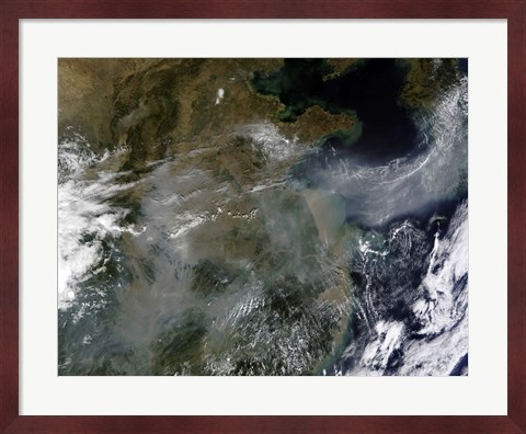 Framed Haze across the North China Plain Print